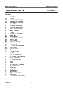 浏览型号UDA1320ATS的Datasheet PDF文件第2页