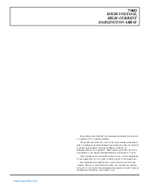 浏览型号ULN7003A的Datasheet PDF文件第7页
