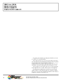 浏览型号ULN2823A的Datasheet PDF文件第11页