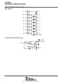 浏览型号ULN2803ADWR的Datasheet PDF文件第2页