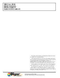 浏览型号ULQ2803LW的Datasheet PDF文件第10页
