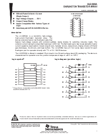 浏览型号ULQ2003的Datasheet PDF文件第1页