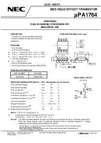 浏览型号UPA1764G的Datasheet PDF文件第1页