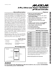 浏览型号MAX6328UR26-T的Datasheet PDF文件第1页