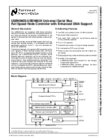 浏览型号USBN9604-28M的Datasheet PDF文件第1页
