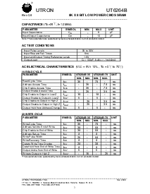 浏览型号UT6264BSC-70LL的Datasheet PDF文件第3页