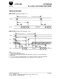 浏览型号UT6264BSC-70LL的Datasheet PDF文件第4页