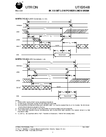 浏览型号UT6264BSC-70LL的Datasheet PDF文件第5页