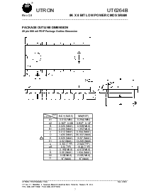 浏览型号UT6264BSC-70LL的Datasheet PDF文件第7页