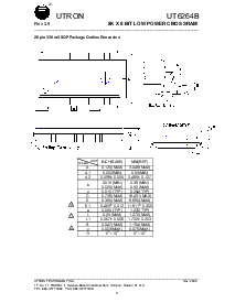 浏览型号UT6264BSC-70LL的Datasheet PDF文件第8页