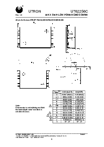 浏览型号UT62256CPC-70的Datasheet PDF文件第9页