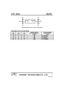 浏览型号UTC4052的Datasheet PDF文件第9页