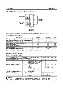 浏览型号UTC4053的Datasheet PDF文件第2页