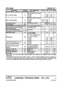 浏览型号UTC4053的Datasheet PDF文件第3页