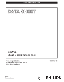 浏览型号74LV03DB的Datasheet PDF文件第1页