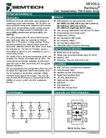浏览型号SRV05-4的Datasheet PDF文件第1页