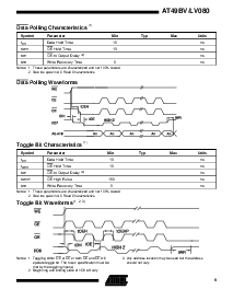 浏览型号AT49BV080-20CC的Datasheet PDF文件第9页