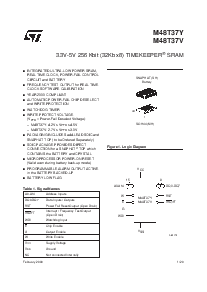 浏览型号M48T37V-10MH6的Datasheet PDF文件第1页