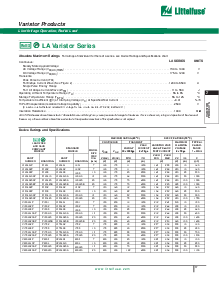 浏览型号V250LA40A的Datasheet PDF文件第2页