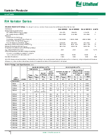浏览型号V360RA8的Datasheet PDF文件第2页
