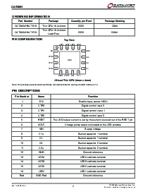 浏览型号CAT3604HV4-TE13的Datasheet PDF文件第2页