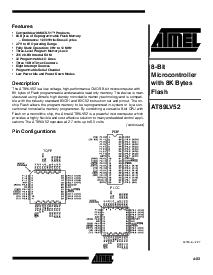 浏览型号AT89LV52-12JC的Datasheet PDF文件第1页