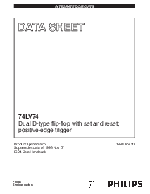 浏览型号74LV74PW的Datasheet PDF文件第1页