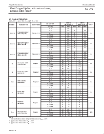 浏览型号74LV74D的Datasheet PDF文件第6页