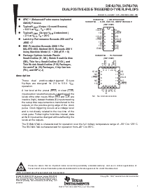 浏览型号SN74LV74A的Datasheet PDF文件第1页