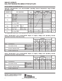 浏览型号SN74LV74DP的Datasheet PDF文件第4页