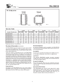 浏览型号PALCE20V8L-15DMB的Datasheet PDF文件第2页