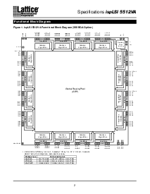 浏览型号ispLSI5512VA-70LB272的Datasheet PDF文件第2页