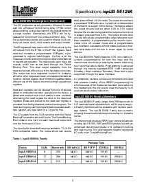 浏览型号ispLSI5512VA-70LB272的Datasheet PDF文件第3页