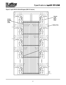 浏览型号ispLSI5512VA-70LB272的Datasheet PDF文件第4页