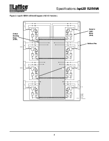 浏览型号ispLSI5256VA-100LB208的Datasheet PDF文件第4页