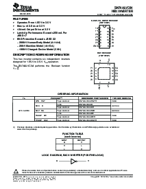 浏览型号SN74ALVC04D的Datasheet PDF文件第1页