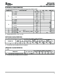 浏览型号SN74ALVC04D的Datasheet PDF文件第3页