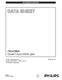 浏览型号74LVC00A的Datasheet PDF文件第1页