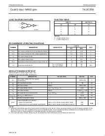 浏览型号74LVC00AD的Datasheet PDF文件第3页