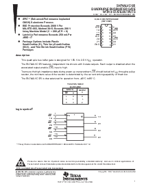 浏览型号SN74ALVC125DGV的Datasheet PDF文件第1页