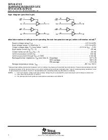 浏览型号SN74ALVC125DGV的Datasheet PDF文件第2页