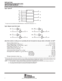 浏览型号SN74LVC126AD的Datasheet PDF文件第2页