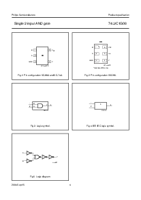 浏览型号74LVC1G08GV的Datasheet PDF文件第4页