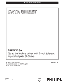 浏览型号74LVC125AD的Datasheet PDF文件第1页
