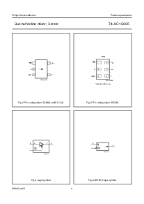 浏览型号74LVC1G125GM的Datasheet PDF文件第4页