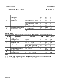 浏览型号74LVC1G125GW的Datasheet PDF文件第6页