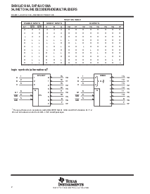 浏览型号SN74LVC138AD的Datasheet PDF文件第2页