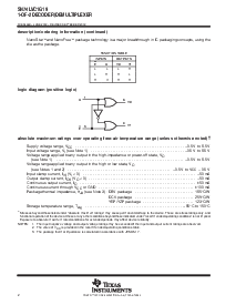 浏览型号SN74LVC1G19的Datasheet PDF文件第2页