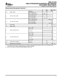 浏览型号SN74LVC1G123的Datasheet PDF文件第5页