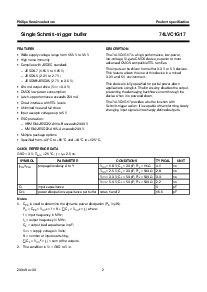 浏览型号74LVC1G17GV的Datasheet PDF文件第2页